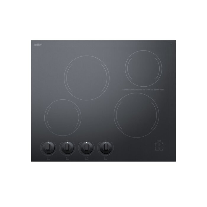 Summit Appliance Radiant 24 Electric Cooktop With 4 Burners