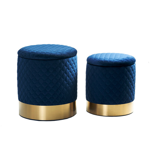 3 piece storage ottoman set wayfair