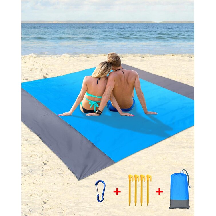 Waterproof Picnic Blanket Rug Sand Frees Beach Mat Outdoor Sandless Mattress Pad
