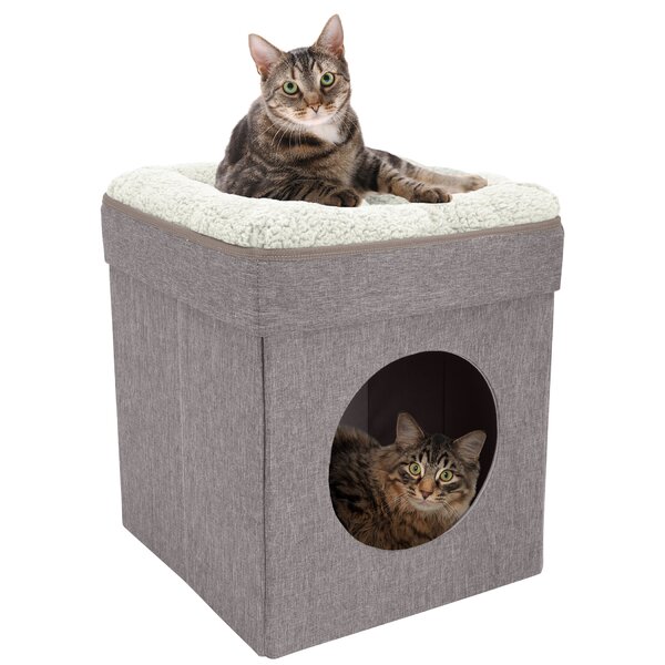 Cat Amazing STACKS! Modern Cat Condo & Modular Cat Tree House & Tunnel Cubes for Cats Made in USA 