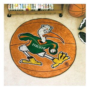 NCAA University of Miami Basketball Mat