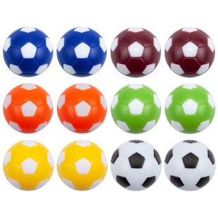 8 Pack Warrior Table Soccer Official Tournament Pro Game Foosball Balls Multi Color Pack
