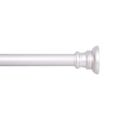 wayfair basics bruton decorative camlock tension rod, 28-48" or 48-84" length, 5/8" dia.