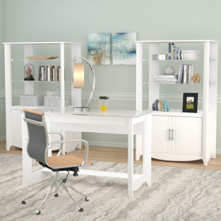 Go to store & view more images Latitude Run Wentworth 3 Piece Desk Office Suite