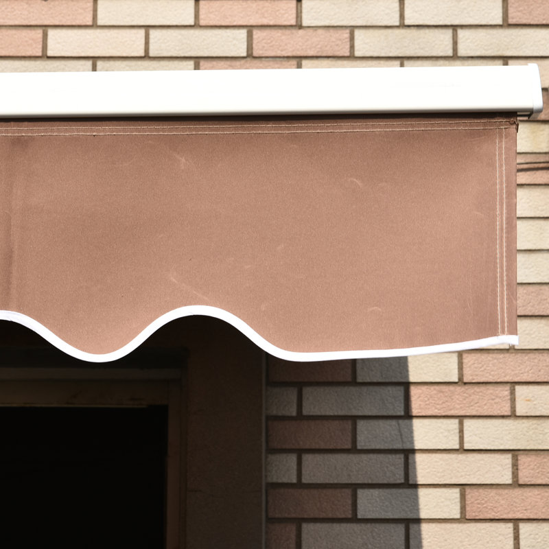 Freeport Park Alvin 10 Ft W X 8 Ft D Fabric Retractable Standard Window Awning Reviews Wayfair