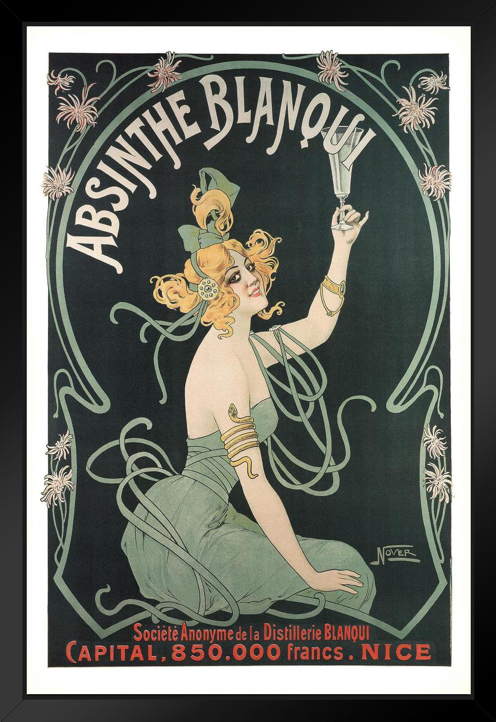Red Barrel Studio® Vintage French Advertising Poster Absinthe Blanqui