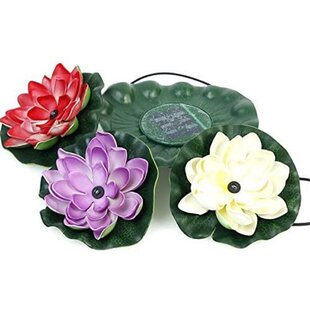Color Changing LED Floating Lotus Flower Romantic Love Mood Lamp Night Light for