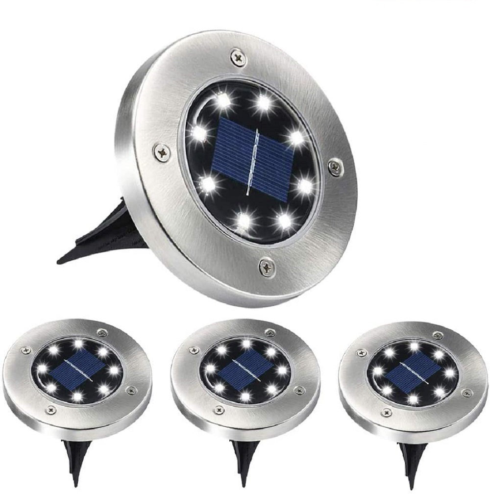 Icorer Steel 1 Solar Powered Integrated Led Deck Light Pack Wayfair