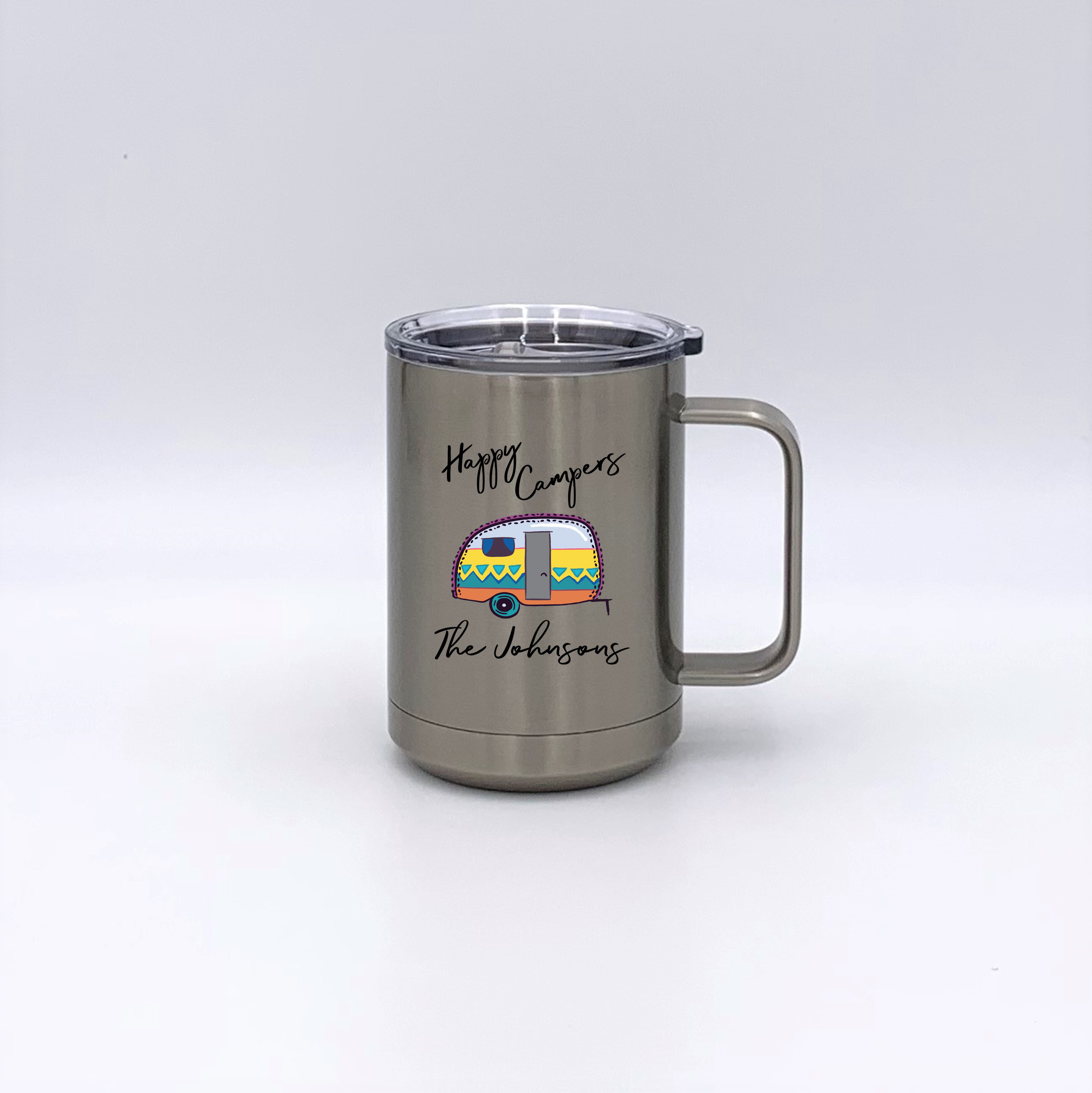 camper stainless steel mug