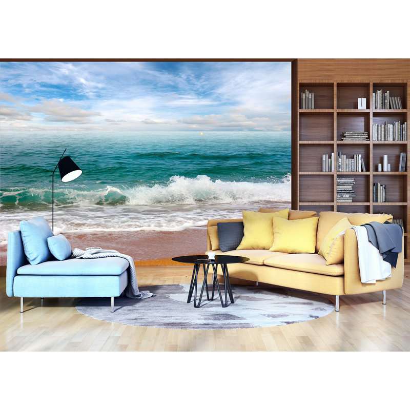 East Urban Home Fototapete Strand Meer 0 70 M X 104 Cm Wayfair De