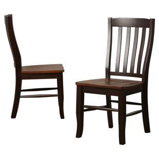 Calvert Solid Wood Dining Chair (Set Of 2) by Alcott Hill Find