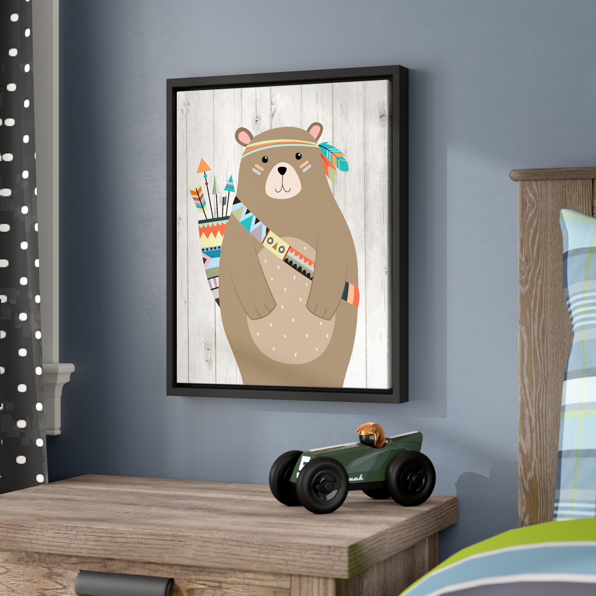 Viv Rae Aida Tribal Bear Ii Framed Art Wayfair
