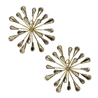 2 Piece Starburst Wall Decor Set Reviews Allmodern