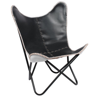Go to store & view more images Fashion N You by Horizon Interseas Leather Chair