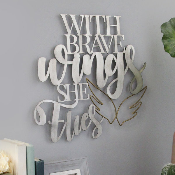 Metal Wall Word Art Wayfair