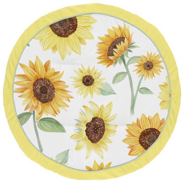 Celestial Sunflower Printed Fabric