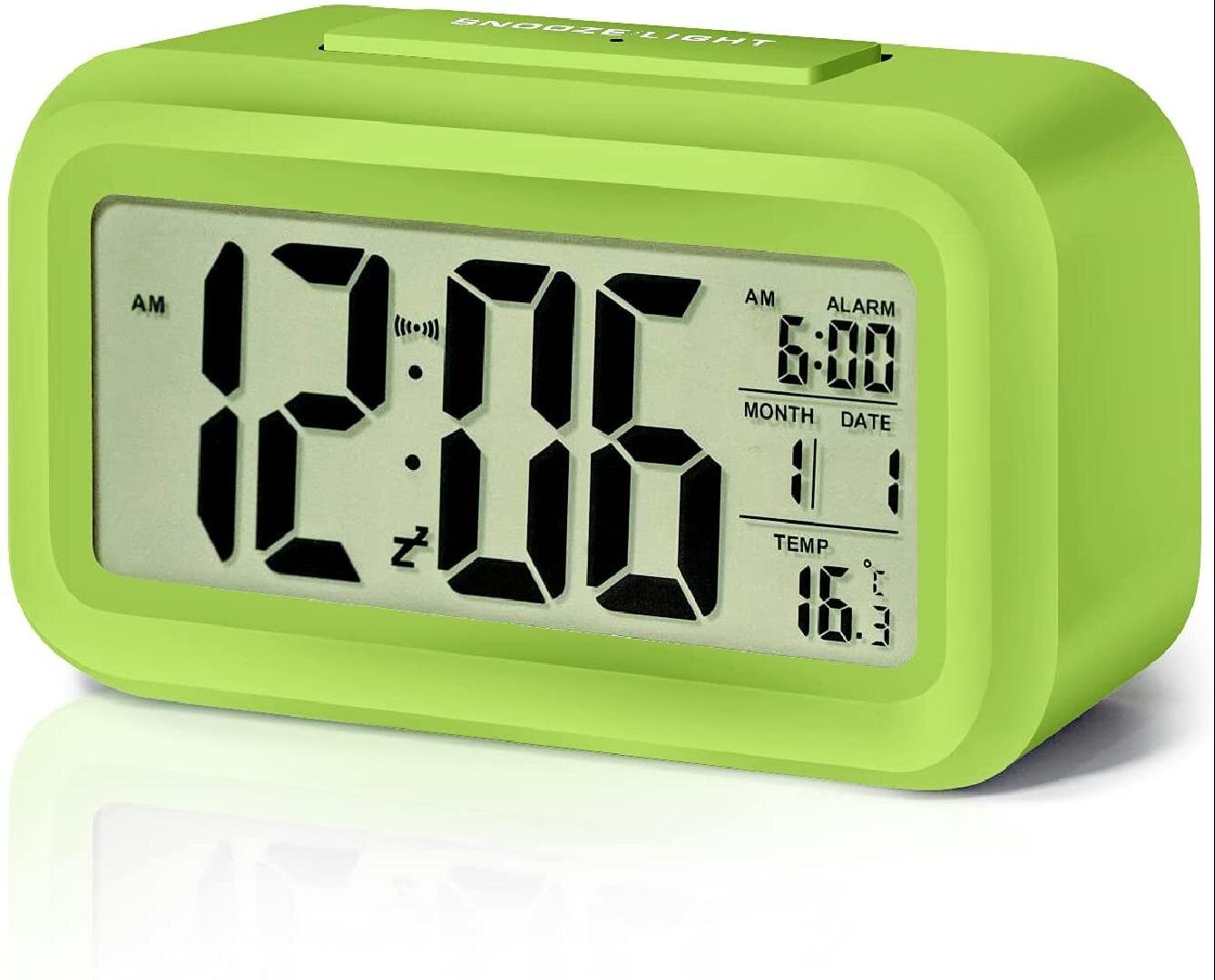 Temperature Display Table Top Bedroom Students USB Powered Digital Alarm Clock 