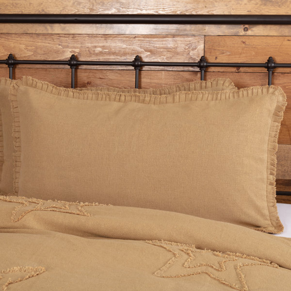 Burlap Pillow Shams Wayfair