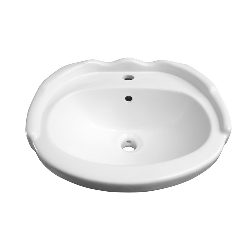 Barclay Silvi 15 Pedestal Lavatory 1 Hole White Wayfair