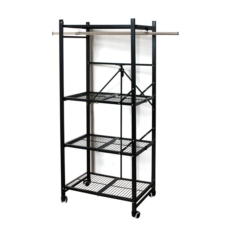 Rebrilliant Gonzalo 59 H X 25 63 W Foldable Shelving Unit