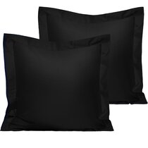 Details about   2-Pack 100% Cotton European Pillow Shams Ultra Soft and Premium Quality 26"x26" 