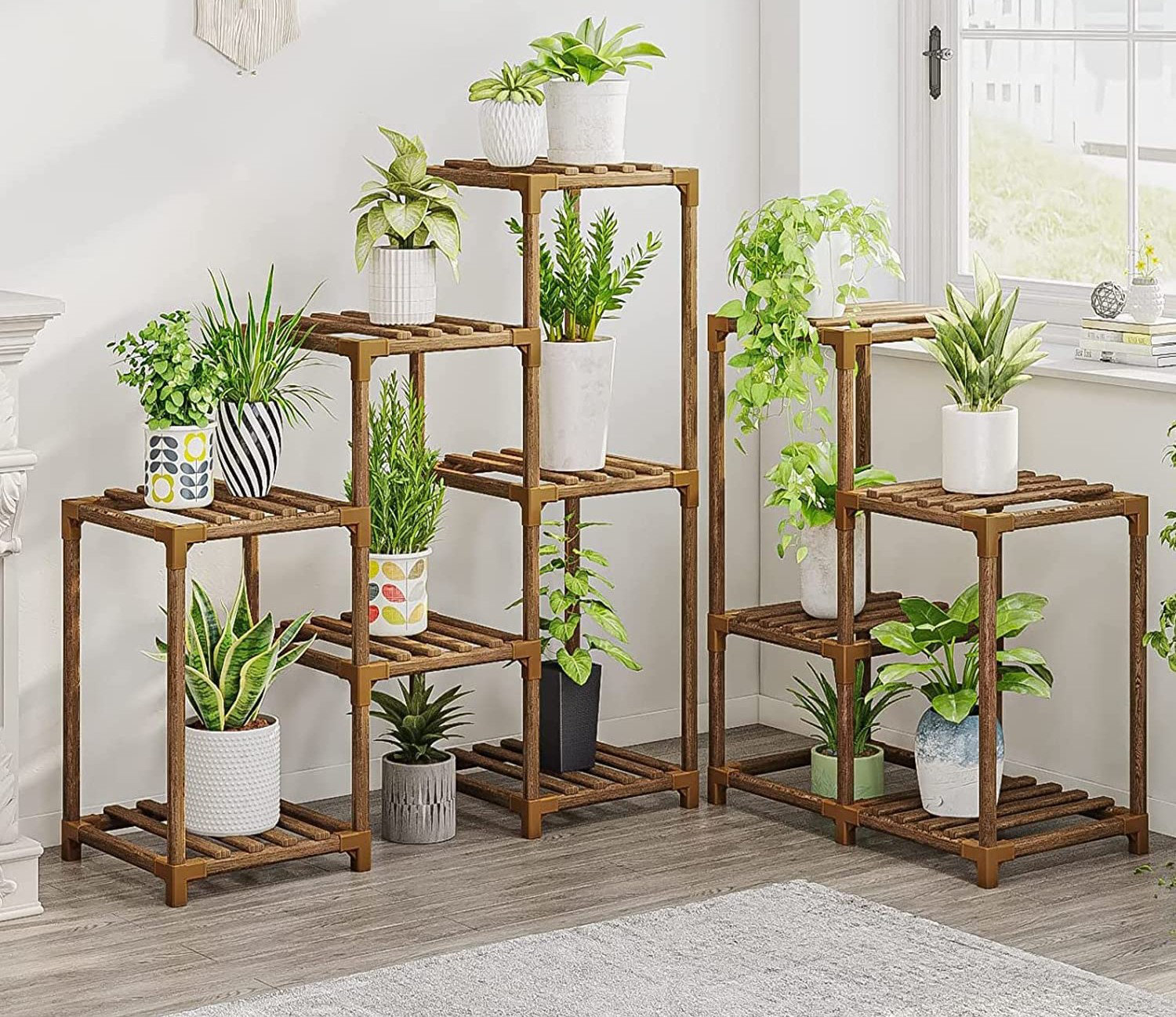 Arlmont & Co. Larmar Eucalyptus Plant Stand | Wayfair