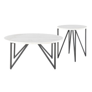 Alamo 2 Piece Coffee Table Set by Ivy Bronx Bargain