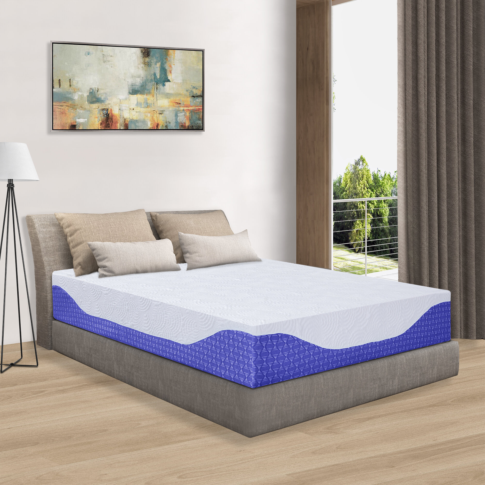 alwyn home 12 medium gel memory foam mattress