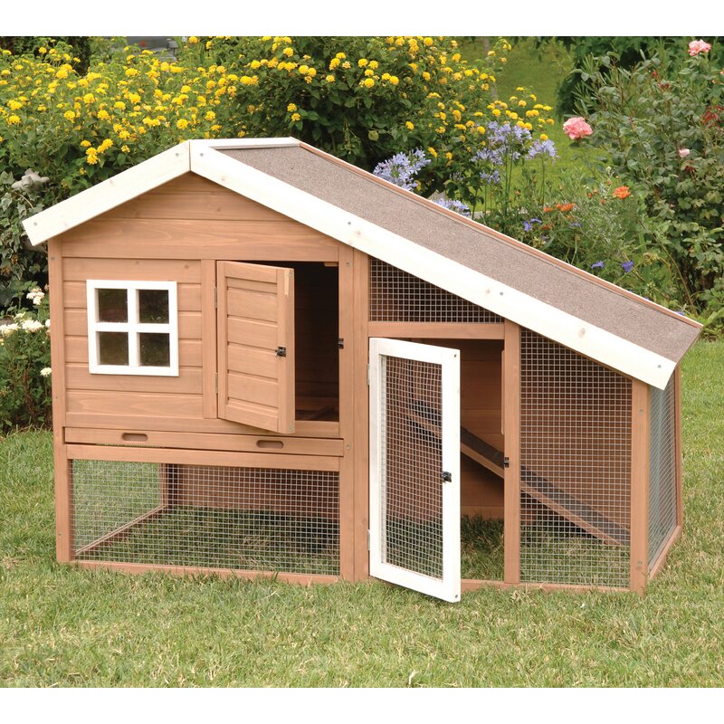 Chicken Coop 6/' x 10/' House Run Roost Animal Nesting Box Cage Poultry ASSEMBLED