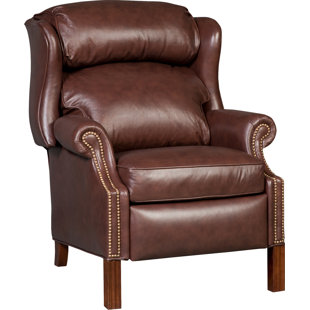 Chippendale Leather Power Recliner by Bradington-Young 2019 Sale