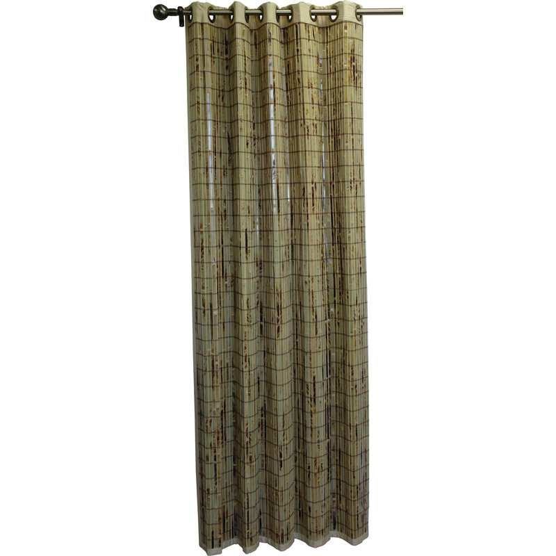 Bay Isle Home Sawyers Bamboo Grommet Top Curtain Panel Reviews Wayfair Bay Isle Home Sawyers Bamboo Grommet