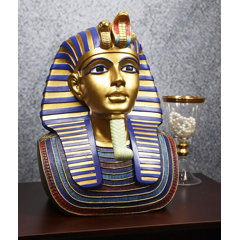 Ancient Egyptian Pharaoh King TUT Tutankhamun Figurine Wall Hook Hanger 