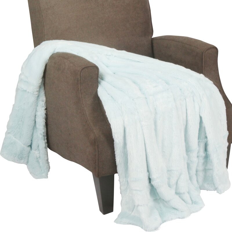 Guillaume Oversized Double Sided Faux Fur Throw Blanket