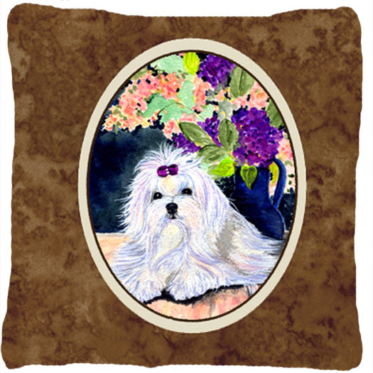 East Urban Home Maltese Indoor Outdoor Throw Pillow Wayfair