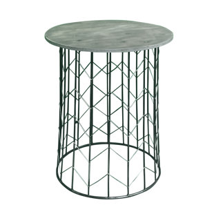Go to store & view more images Pflugerville Chevron Metal End Table (Set of 2) by Gracie Oaks