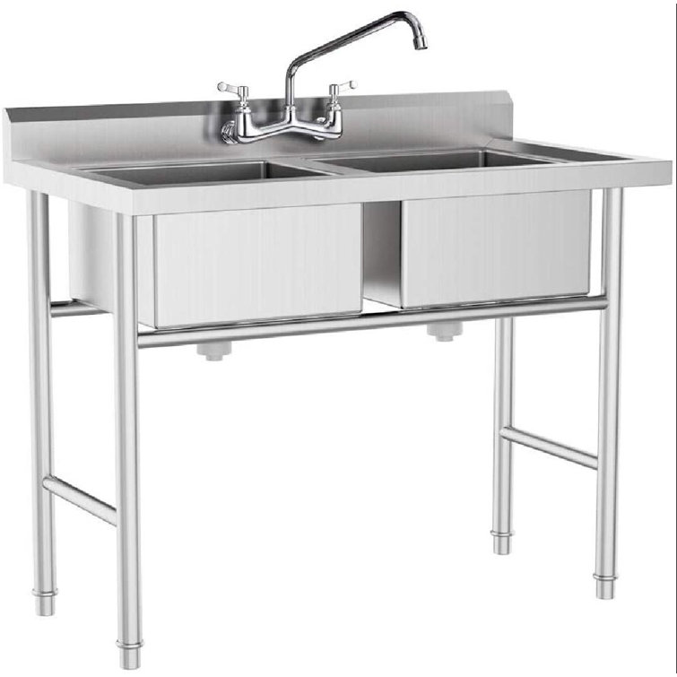 Commercial Faucet 8 Inch Center With 14