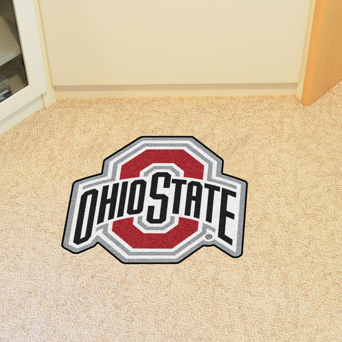 Ohio State University 40 In X 30 In Non Slip Indoor Only Door Mat