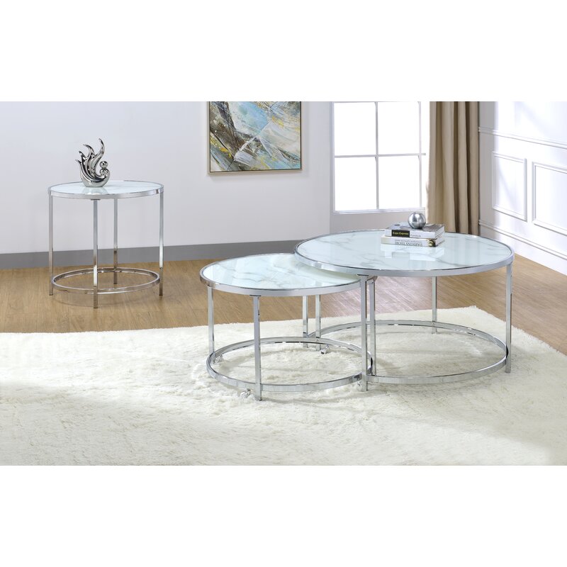 Steve Silver Furniture Rayne 3 Piece Coffee Table Set Reviews Wayfair