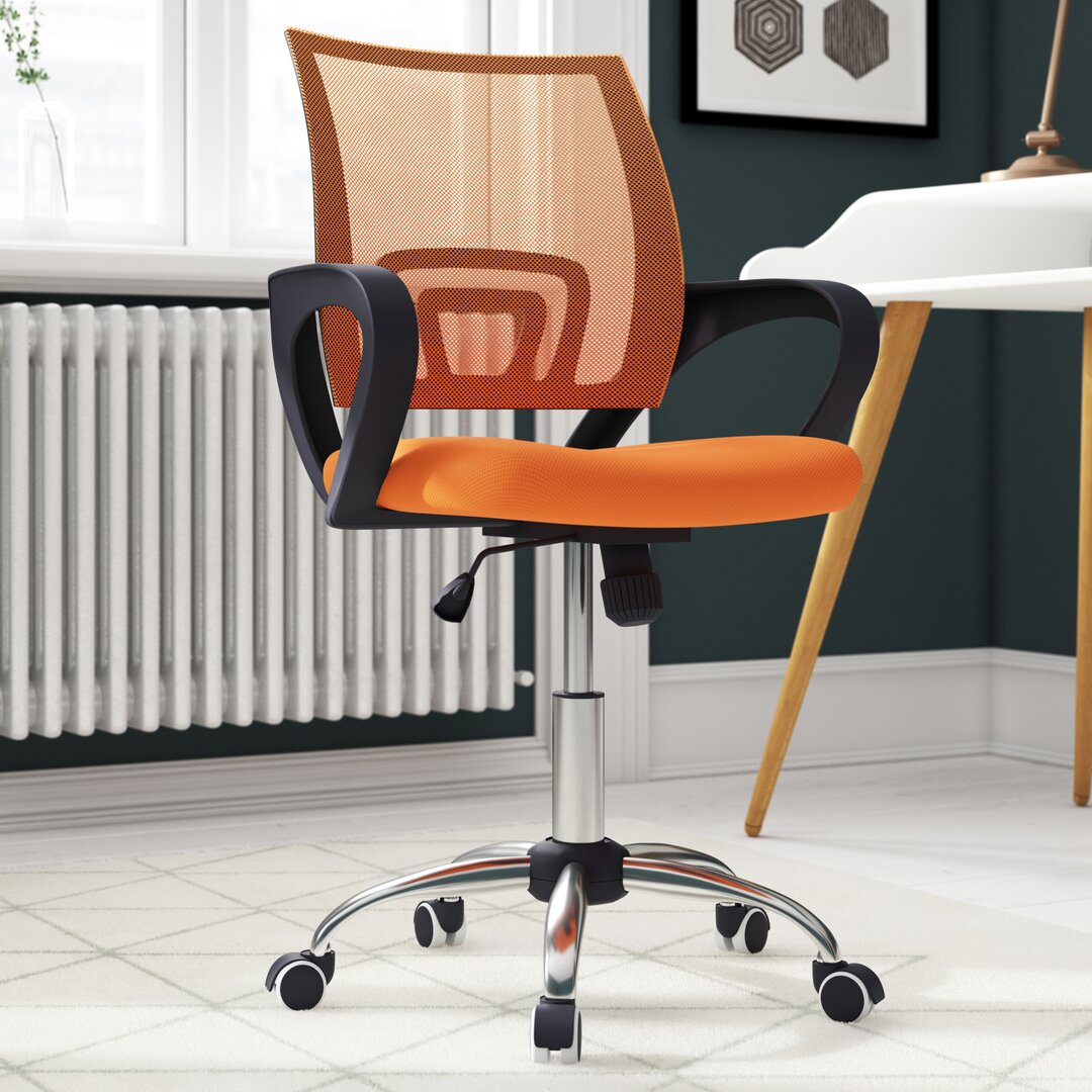 Tate Mesh Back Desk Chair orange