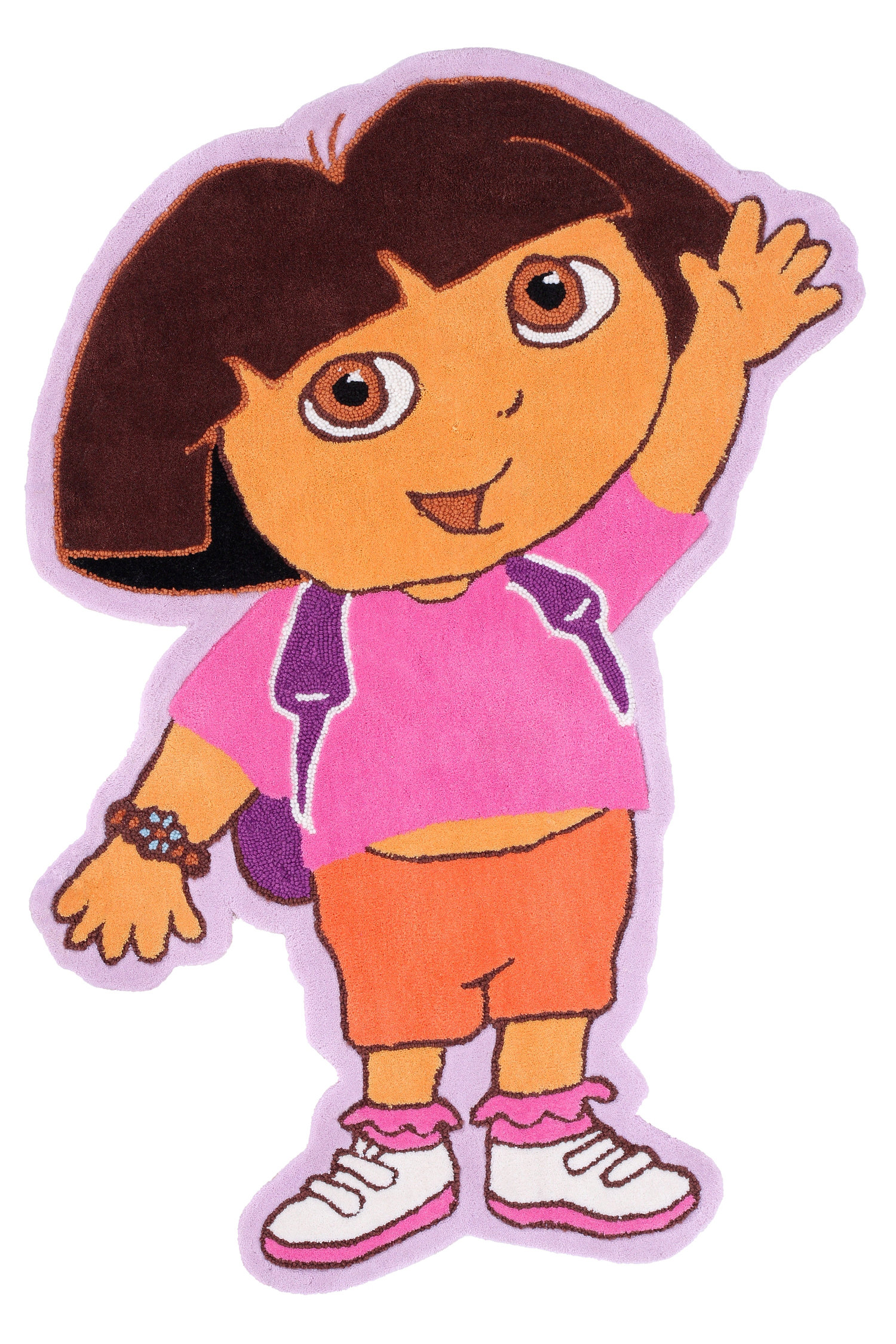 G.A. Gertmenian & Sons Dora the Explorer Kids Pink/Orange Area Rug ...