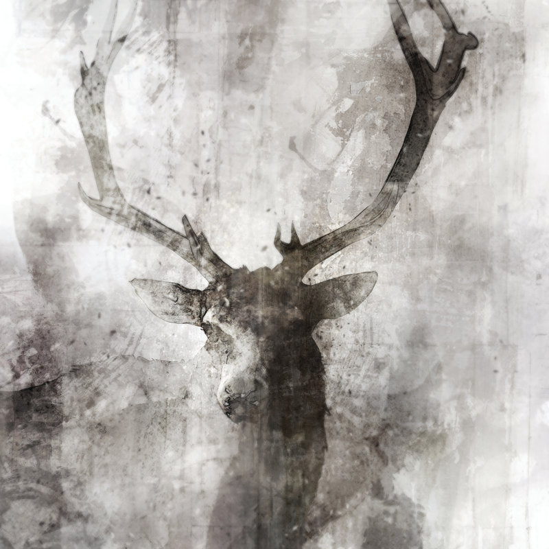 Union Rustic Deer By Joshua Acrylic Painting Print On Wrapped