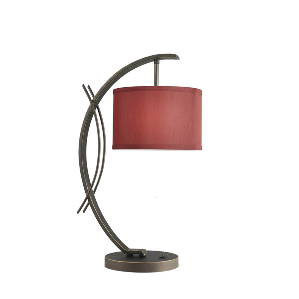maroon table lamps