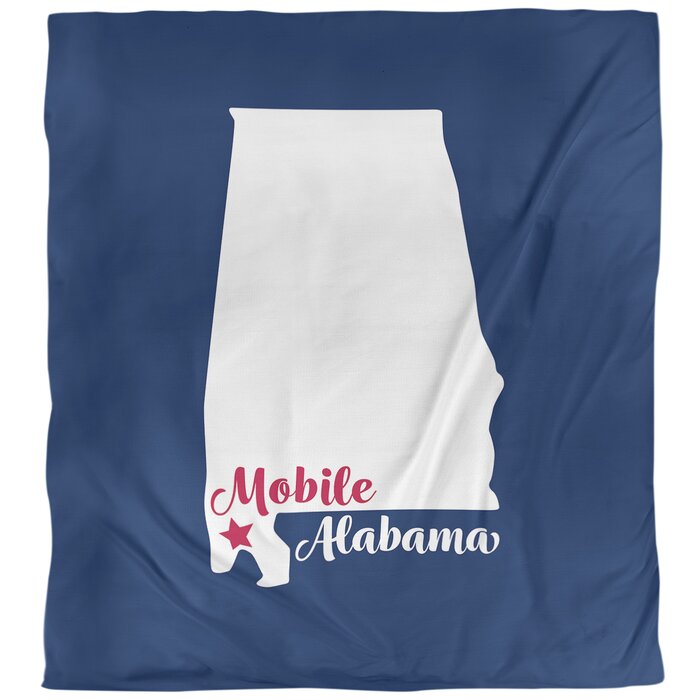 Alabama Football Colors Duvet Cover