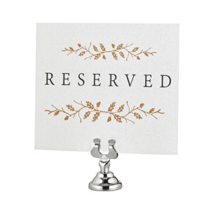 table card holders for wedding reception