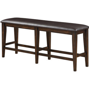 Gracie Oaks Arbyrd Faux Leather Bench Wayfair