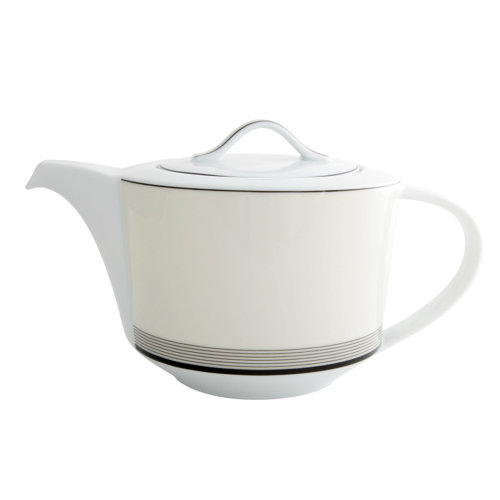 Deco Porcelain Teapot Fairmont and Main Ltd