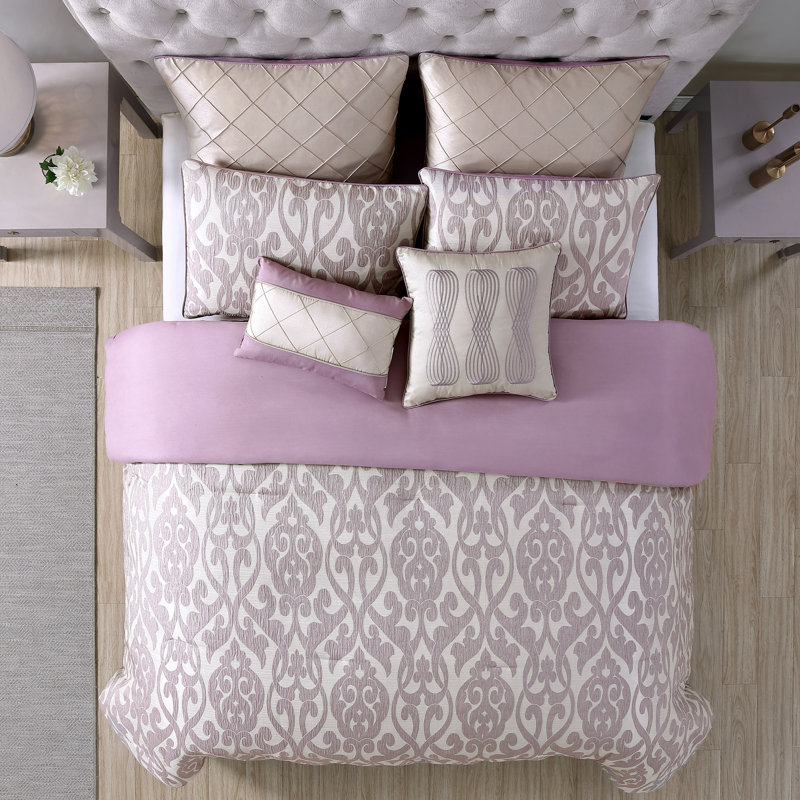 Willa Arlo Interiors Lidiaidia 8 Piece Reversible Comforter Set
