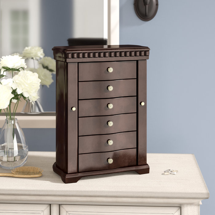 Red Barrel Studio Large Traditional Wooden Jewellery Box Reviews