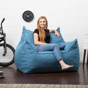 Comfort Research Big Joe Lux Large Bean Bag Chair Lounger Reviews Wayfair