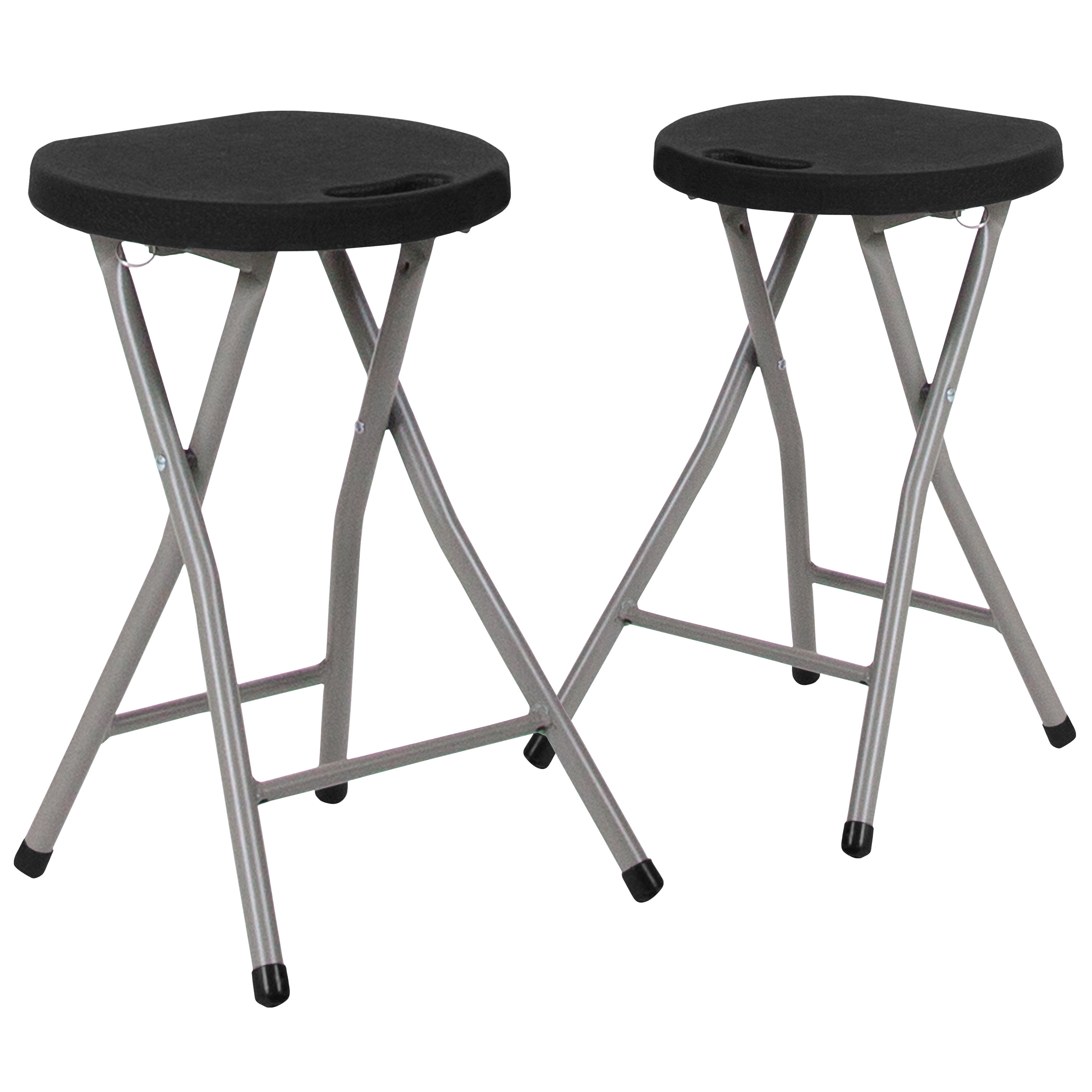 Ebern Designs Mifflin Metal Folding Accent Stool Wayfair